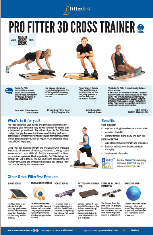 Pro Fitter 3-D Cross Trainer Exercises