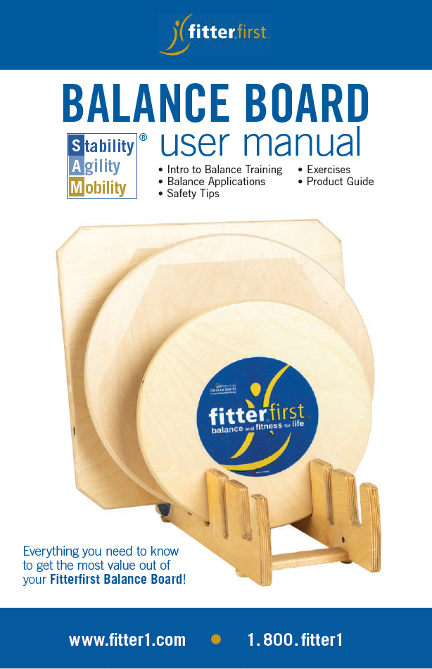 Balance Board User Manual - USA Fitterfirst