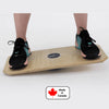 wide stance balance board, balance board made in Canada, balance board for up to 400lbs 