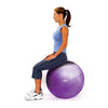 large exercise ball, exercise ball chair, sitting on exercise ball