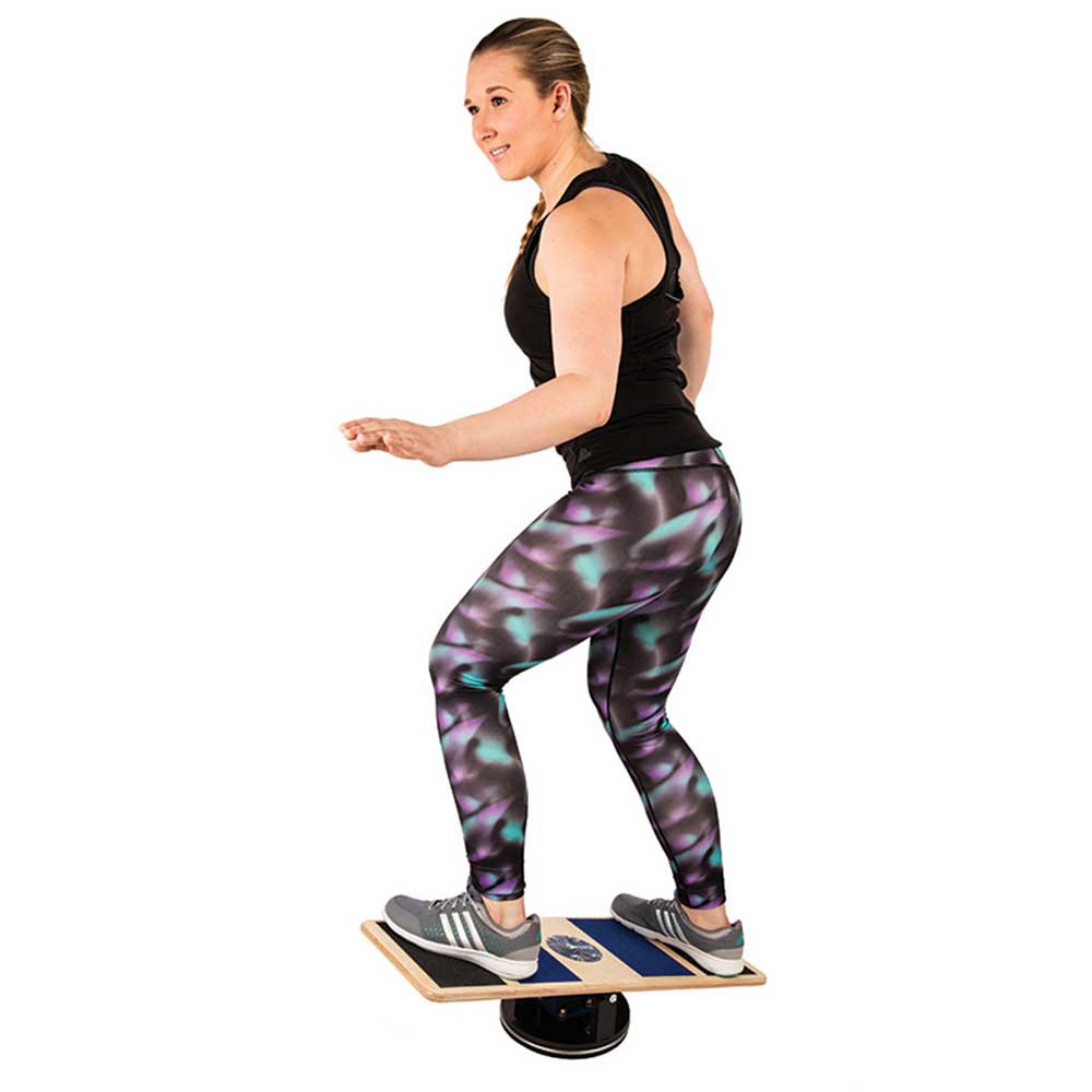 Balance board for hockey training