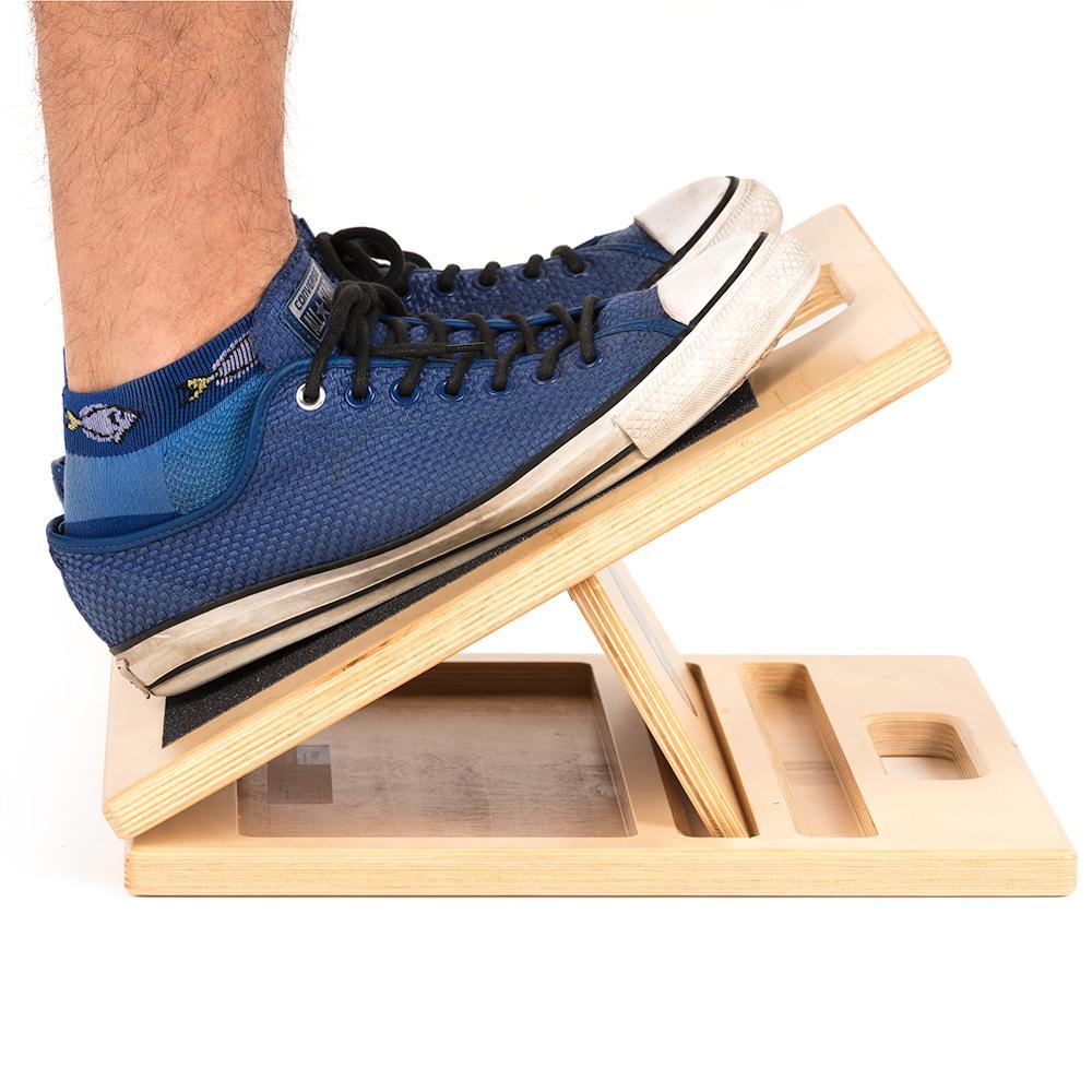 calf stretches for runners, calf stretches for hikers, slant board exercises, slant board benefits, slant board canada